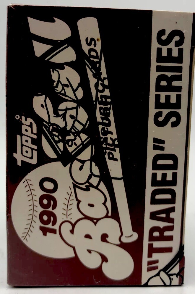 CASE FRESH 1990 Topps Traded Baseball Complete Factory Set BBCE Sealed