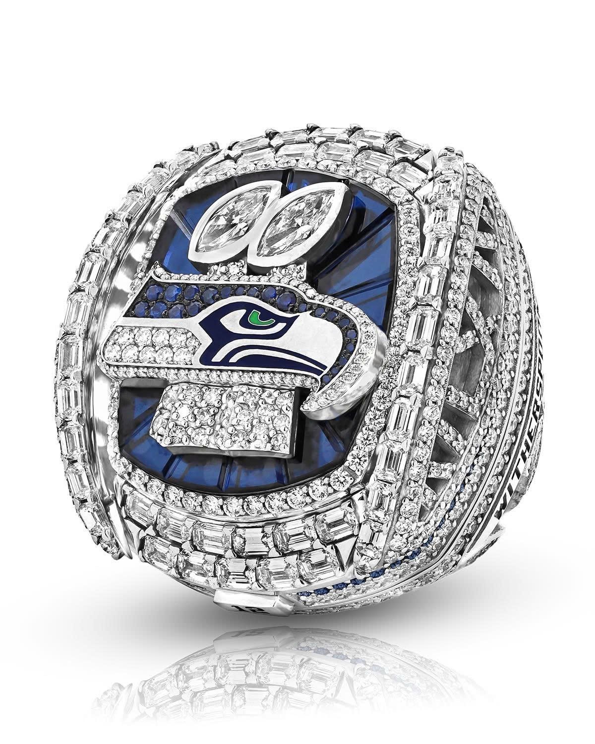 2026 seattle seahawks football champion ring, With Box,size 9