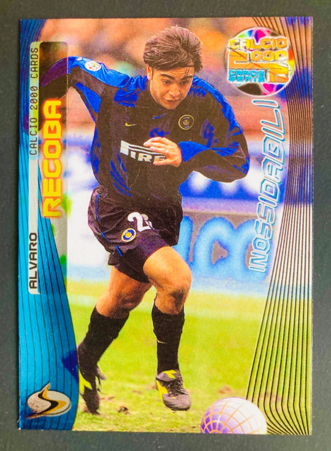 1999-00 Panini Calcio cards 2000 Serie 2 # 13 Alvaro Recoba Inter Milan card