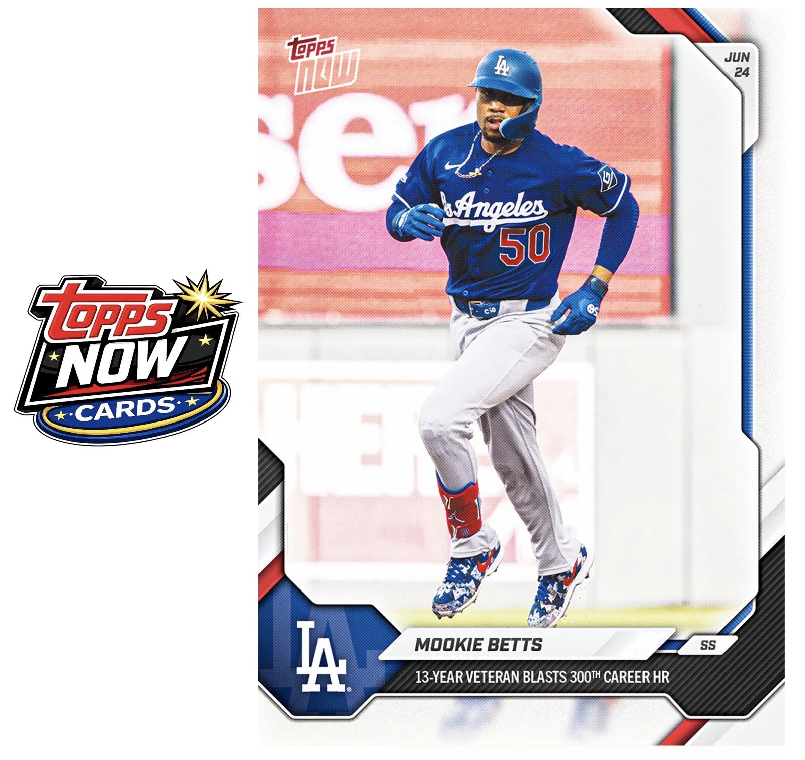 2026 Topps Now MLB #376 Mookie Betts Los Angeles Dodgers – PRESALE