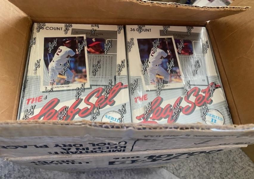 1990 LEAF LERIES 2 MAJOR LEAGUE BASEBALL FACTORY SEALED BOX **36 PACKS**