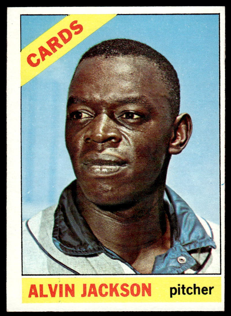 1966 Topps #206 Alvin Jackson BASEBALL St. Louis Cardinals