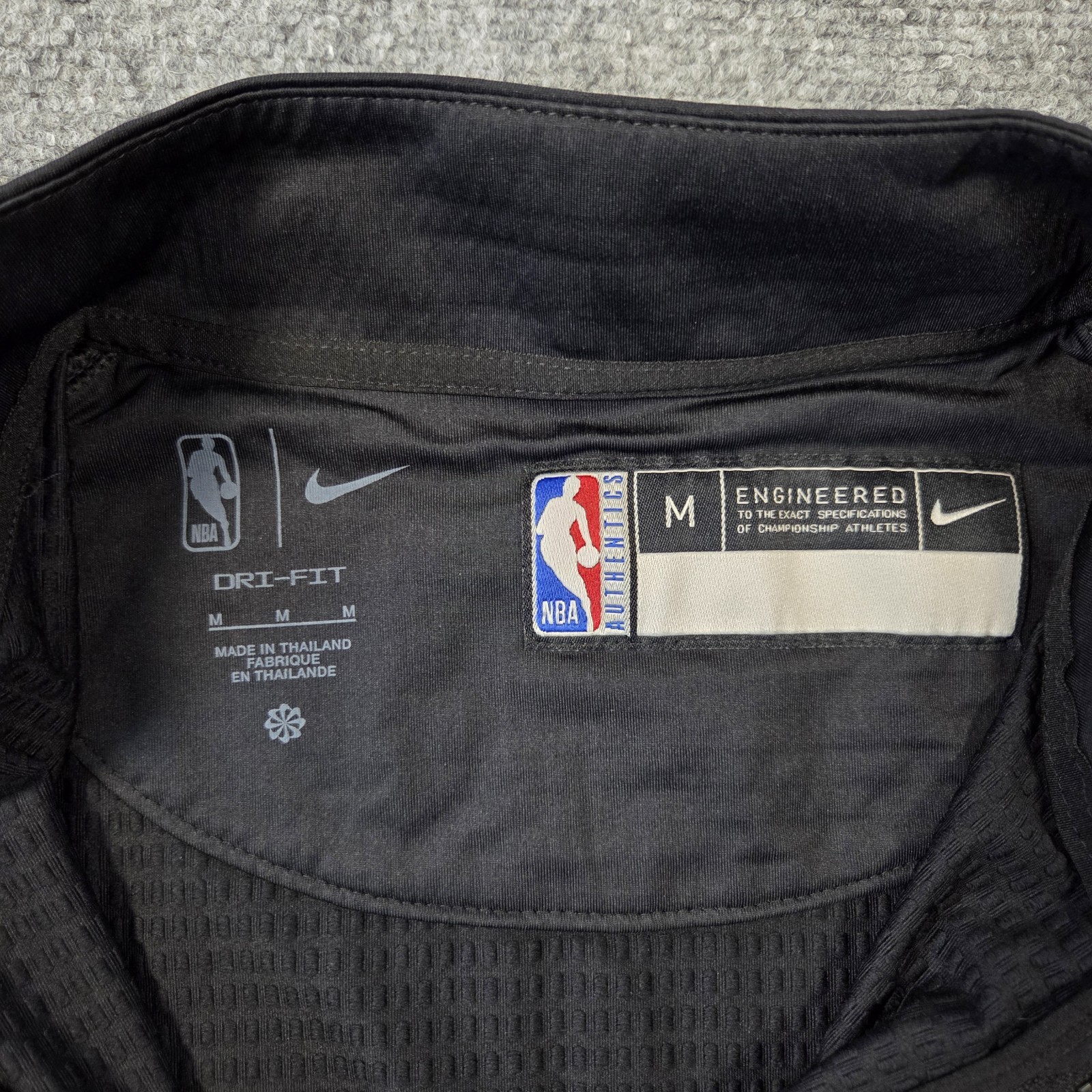 Nike Washington Wizards NBA Authentics Pullover Mens Medium Black FV0938-010