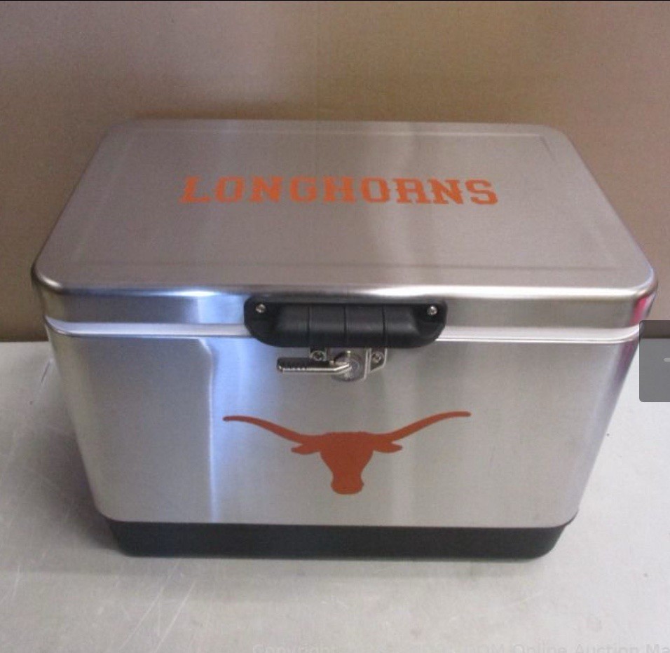 The Memory Company Licensed NCAA 29L Stainless Steel Cooler – Texas Longhorns!