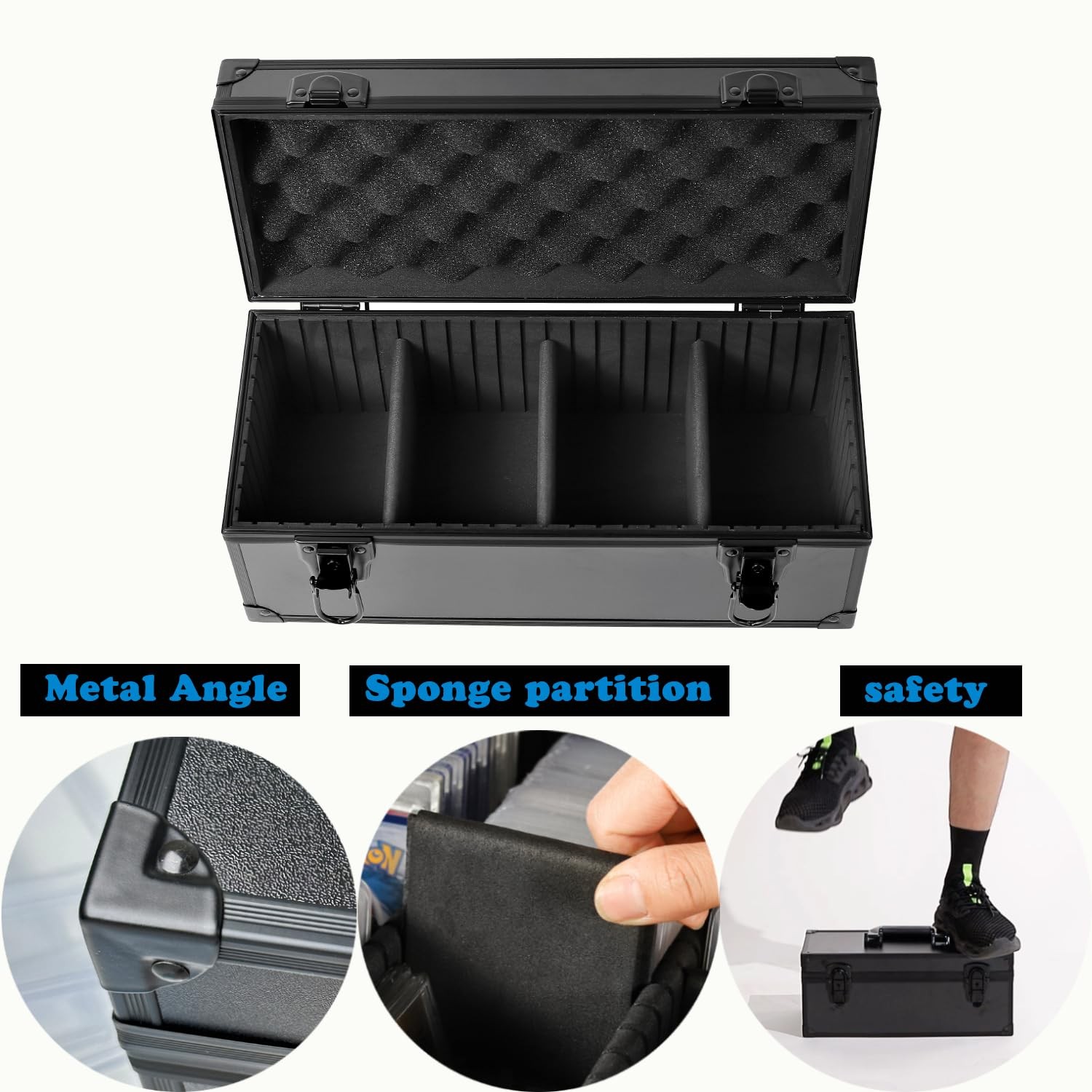 Azamou Toploaders Storage Box for 3″ x 4″ 35pt Rigid Cards, Trading & Sports …