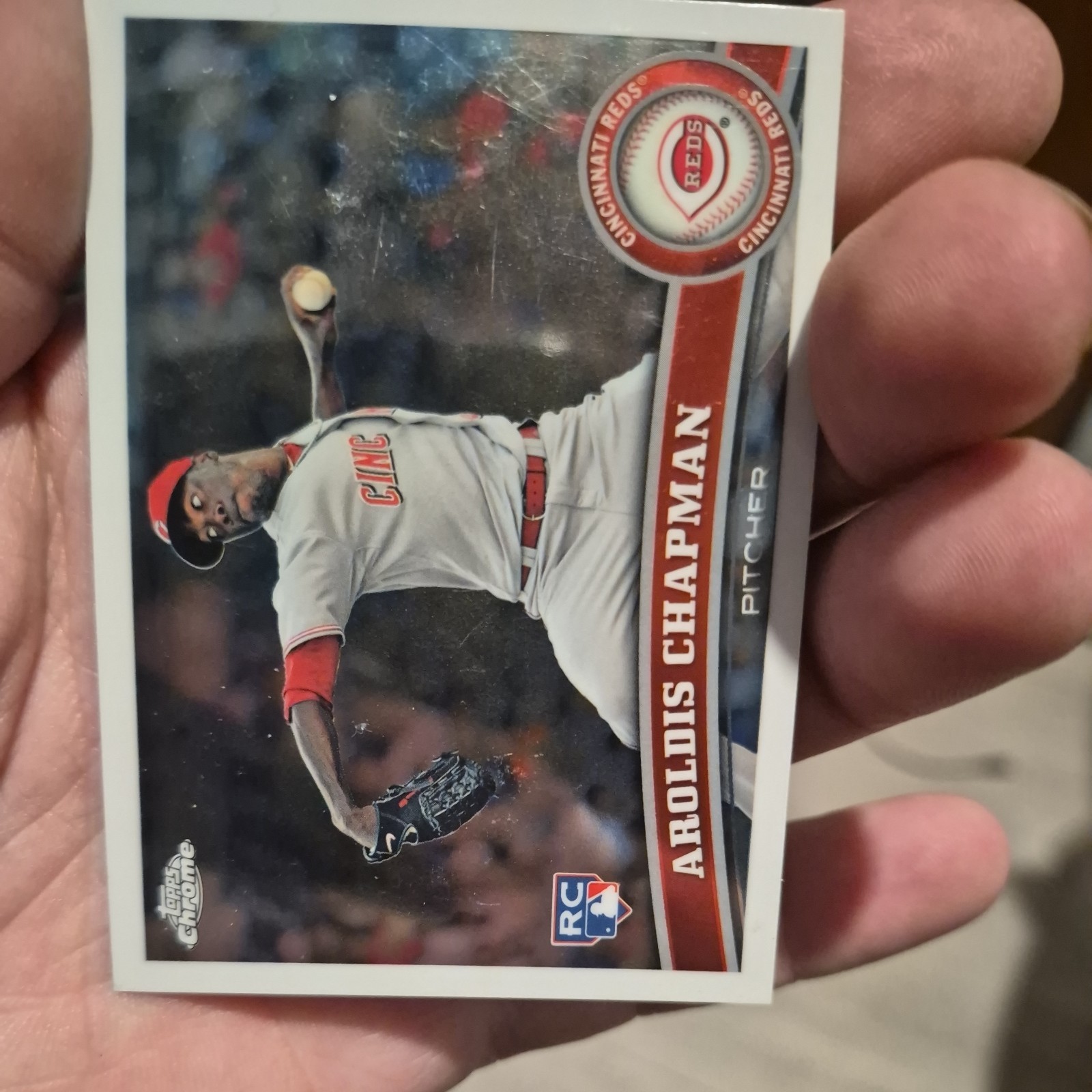 2011 Topps Chrome – Aroldis Chapman #68 (RC)