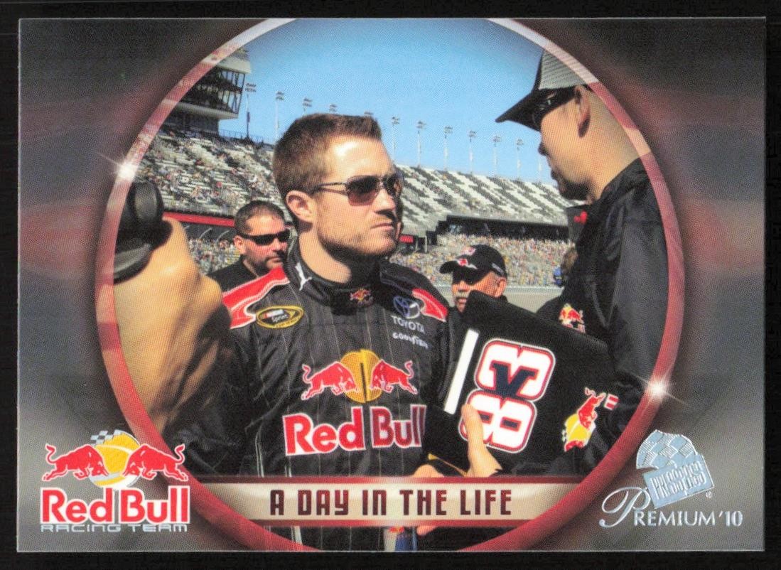 Brian Vickers 2010 Press Pass Premium # 87 A Day in the Life