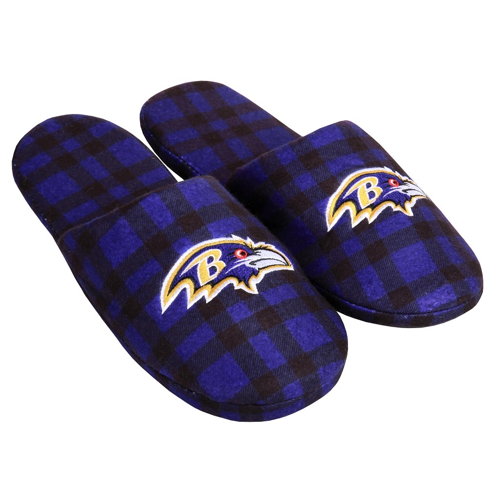 NFL Football Team Logo Mens Flannel slippers House Shoes – Pick Your Team!