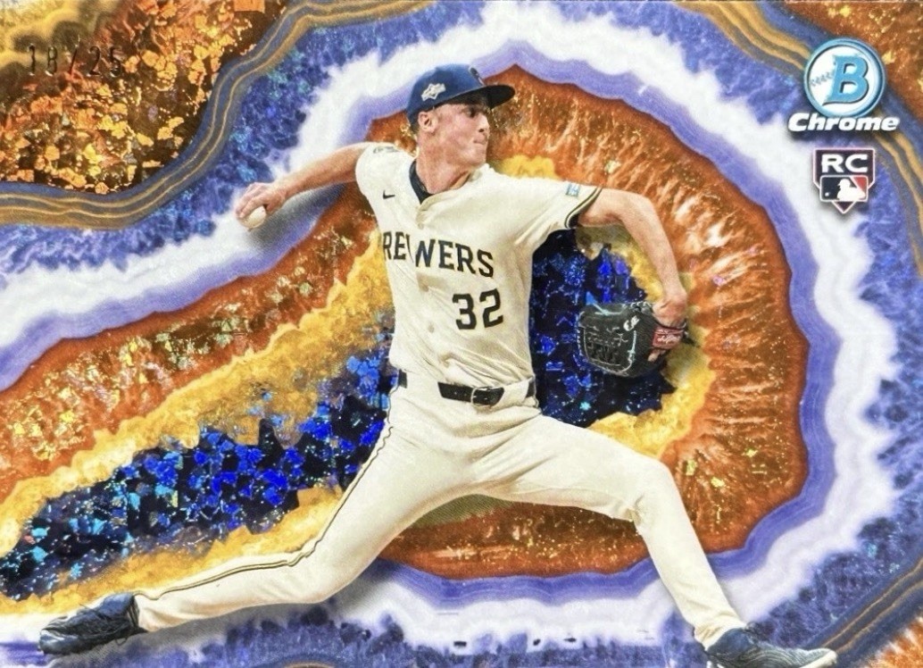MAGNET 🧲 OF JACOB MISIOROWSKI 2026 BOWMAN CHROME ROOKIE CRYSTALLIZED