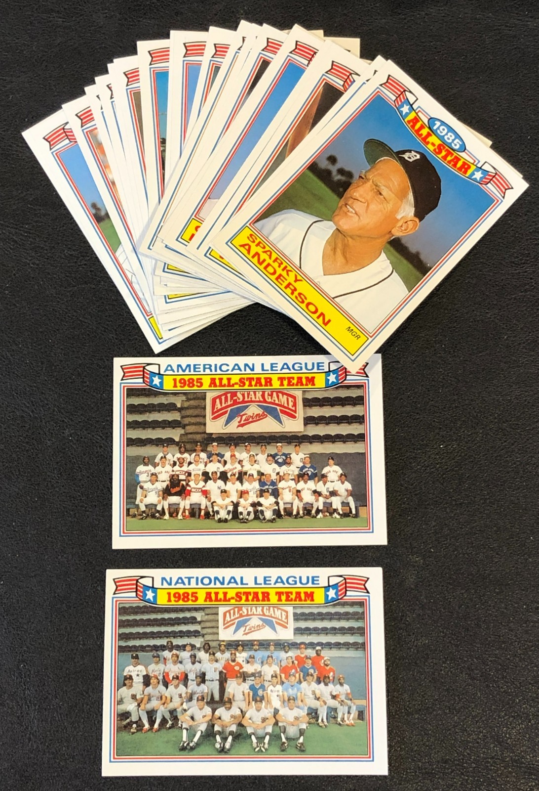 1986 Topps Baseball 1985 All-Star Game Commemorative Send-A-Way Card Set #1-22