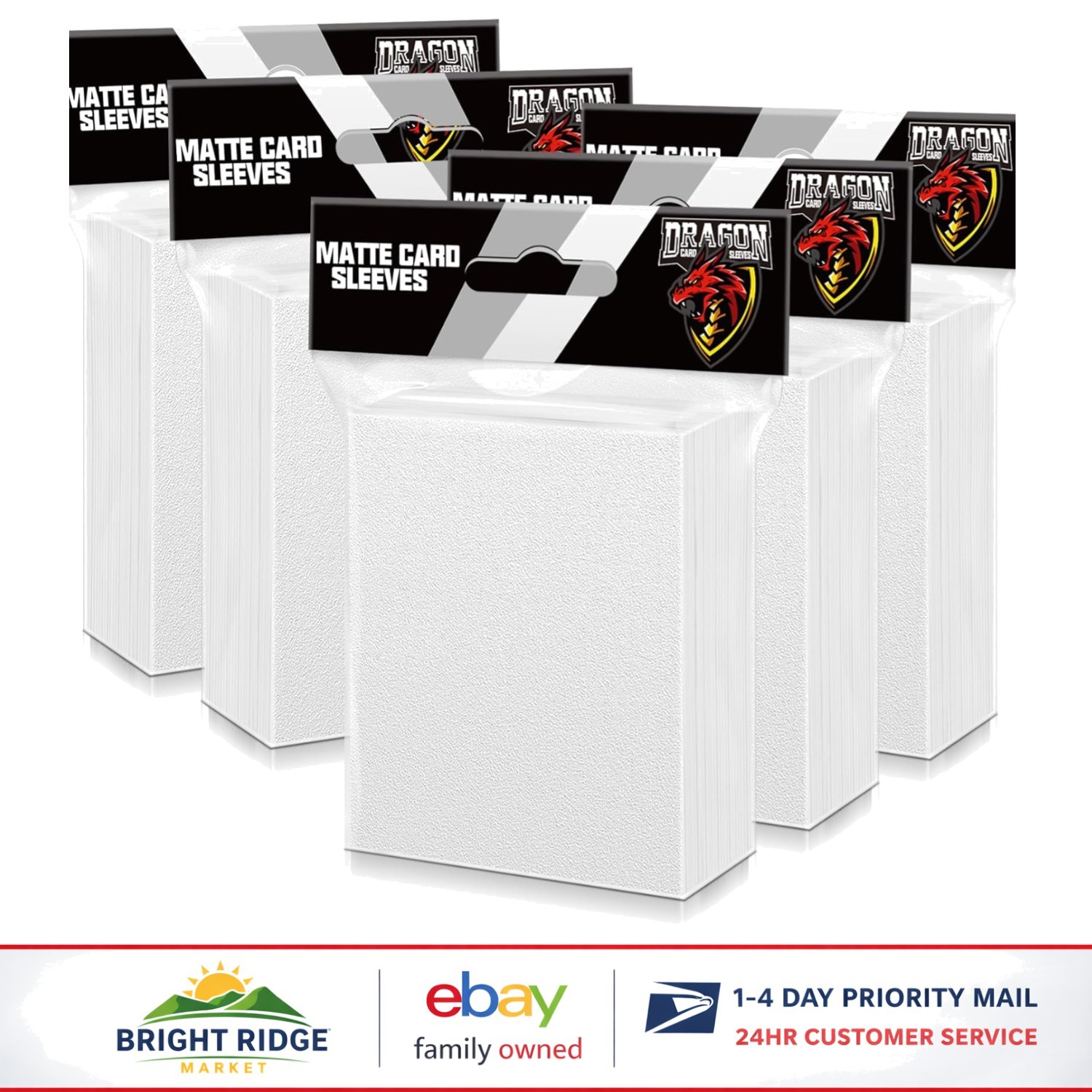 Clear Trading Card Protectors, 500 Pcs with Waterproof and Dustproof Features