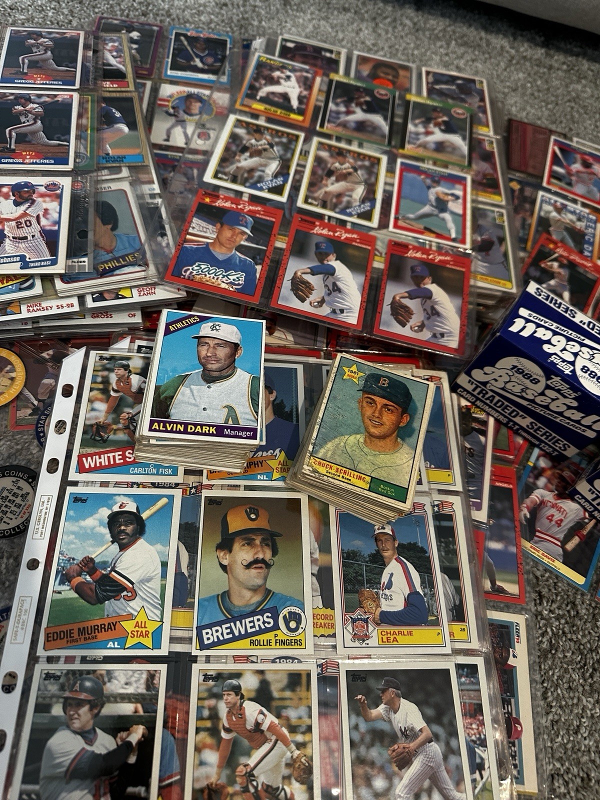 150 Random Baseball Card Lot – Pick Your Team – Massive Personal Collection!!