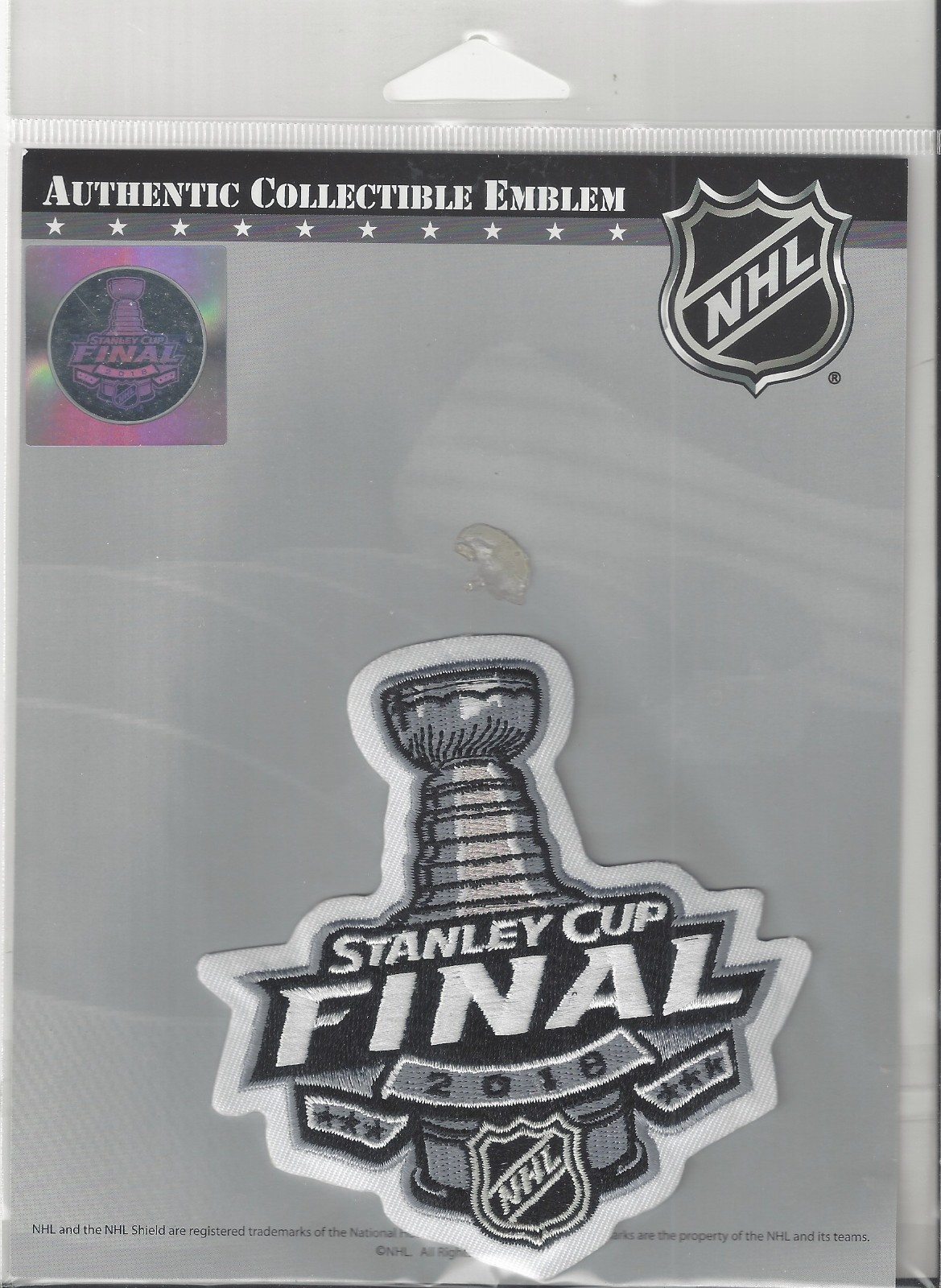 2018 Stanley Cup Finals Patch Official NHL Pkg Washington Capitols Vegas Knights