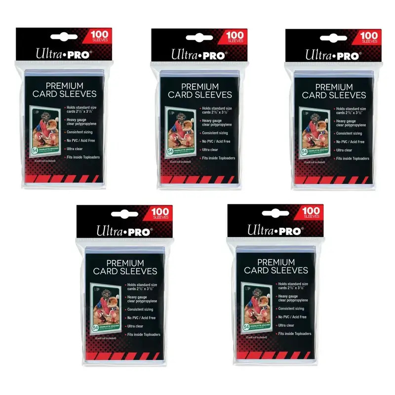 500 ultra pro premium sleeves – 5 Packs