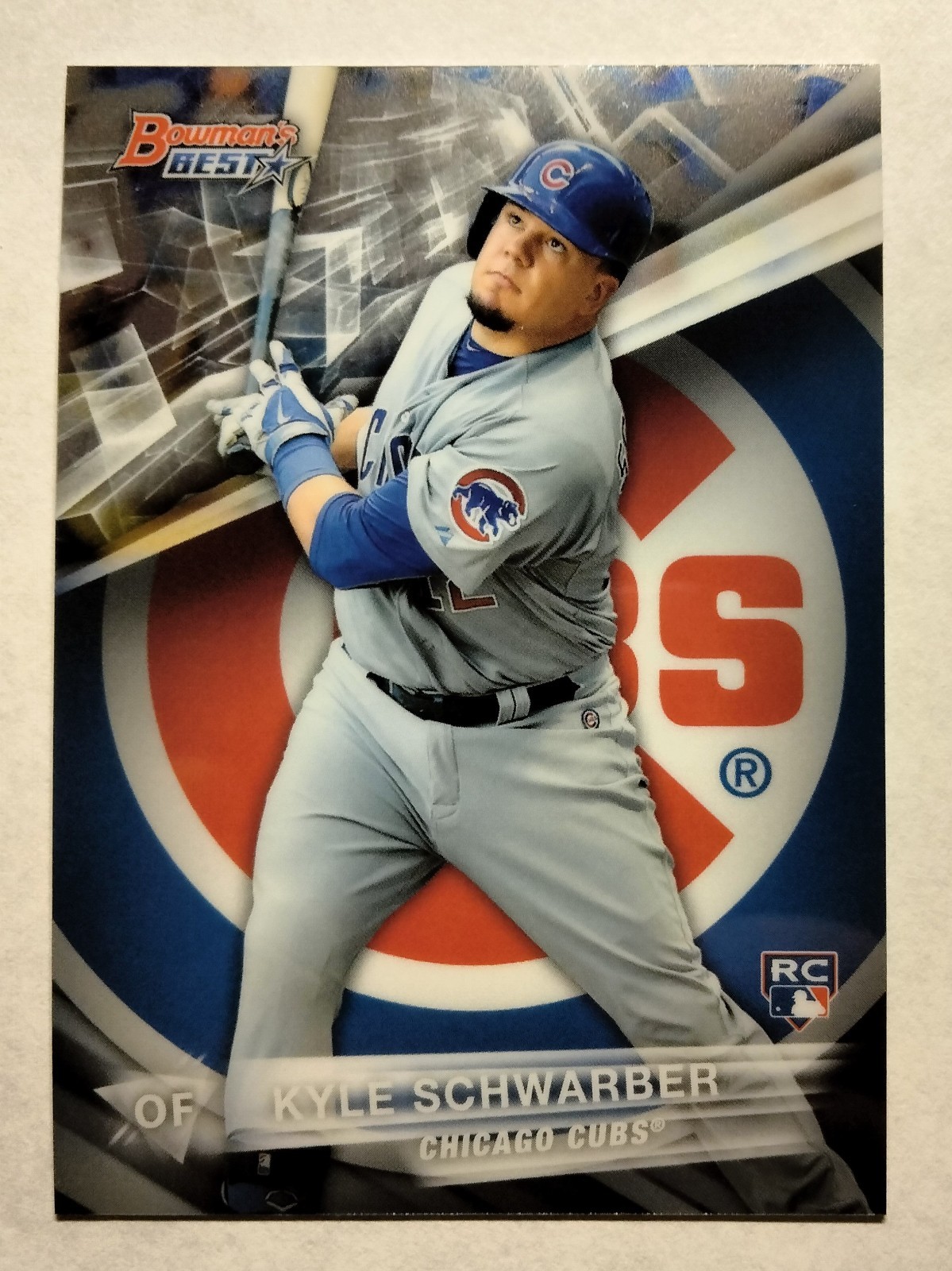 2016 BOWMAN’S BEST KYLE SCHWARBER RC #64 CUBS PHILLIES