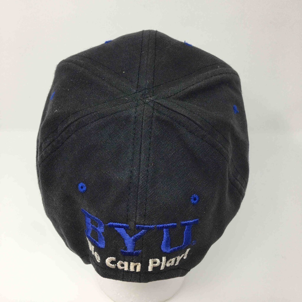 Vintage BYU Cougars Snapback Hat Sample Above The Rim Basketball We Can Play