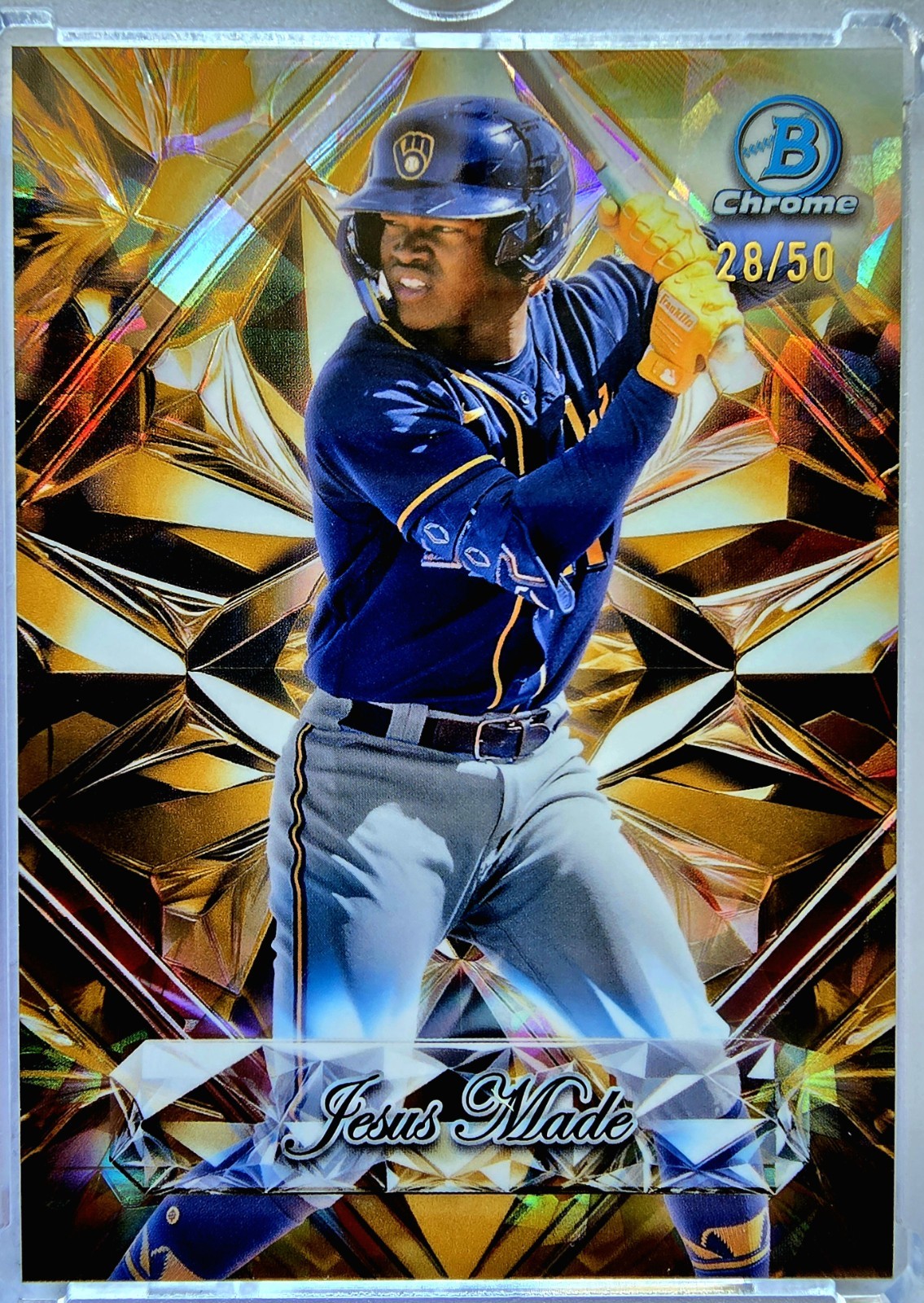 2025 Bowman Chrome Sapphire Selections Jesus Made #SS-11 Gold /50