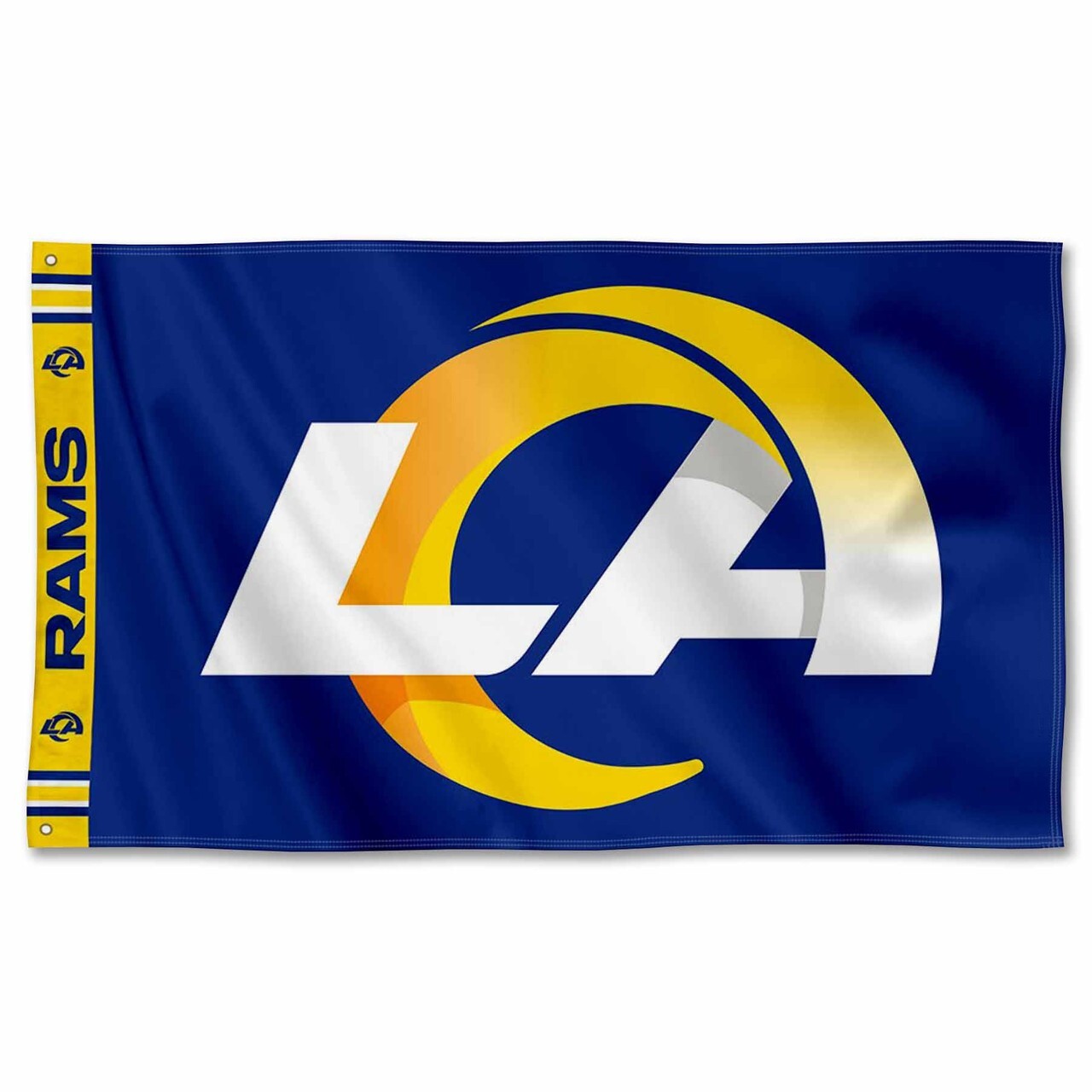 Los Angeles Rams Football 3×5 ft Team & Name Logo Flag – NFL Gift Banner