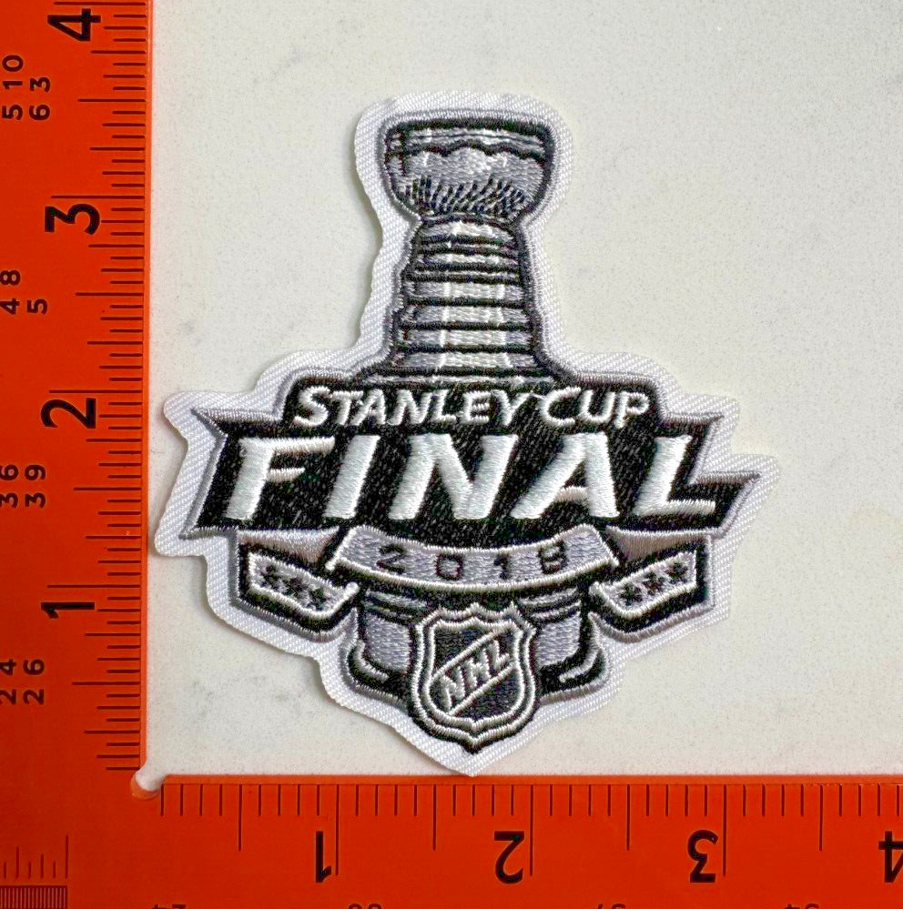2018 Stanley Cup Final Patch – Jersey Embroidered Iron-On Sew-On Badge