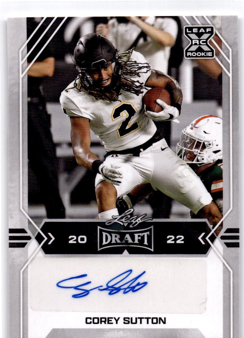 2022 Corey Sutton Leaf Draft – Autographs BA-CS1 NM