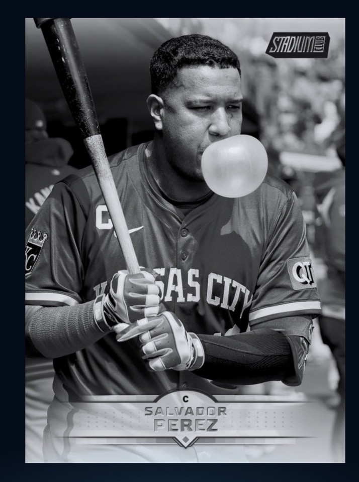 2025 TOPPS Stadium Club – Black & White – SALVADOR PEREZ (TOPPS Bunt DigitalCard