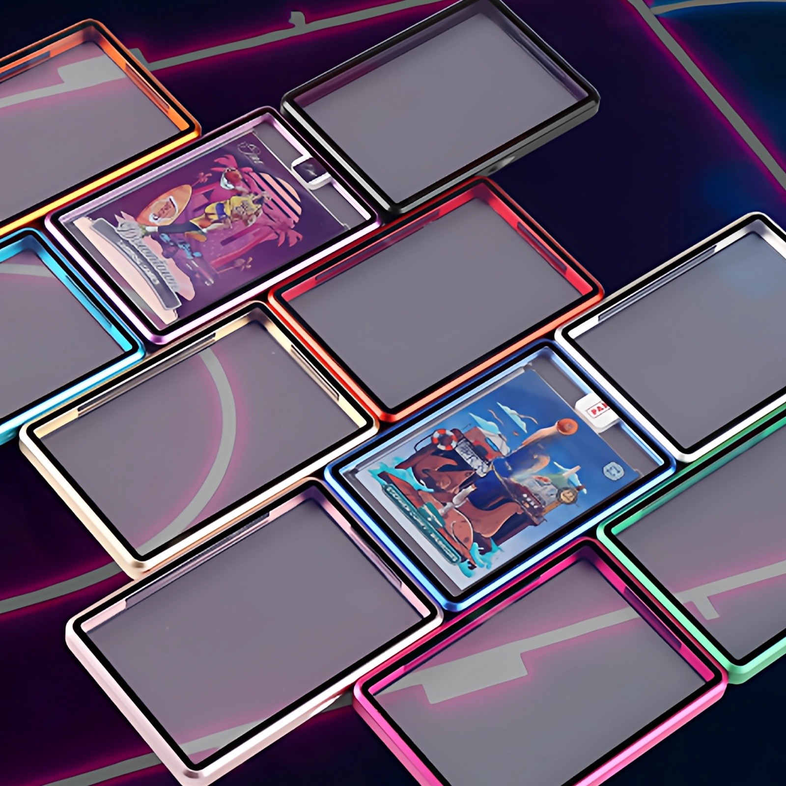Metal Display Case Storage Protector for 35/130PT Magnetic Trading Card Holder