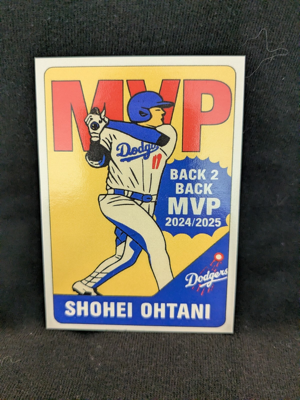 SHOHEI OHTANI * BACK 2 BACK MVP * 80’s WAX DESIGN * LA DODGERS *
