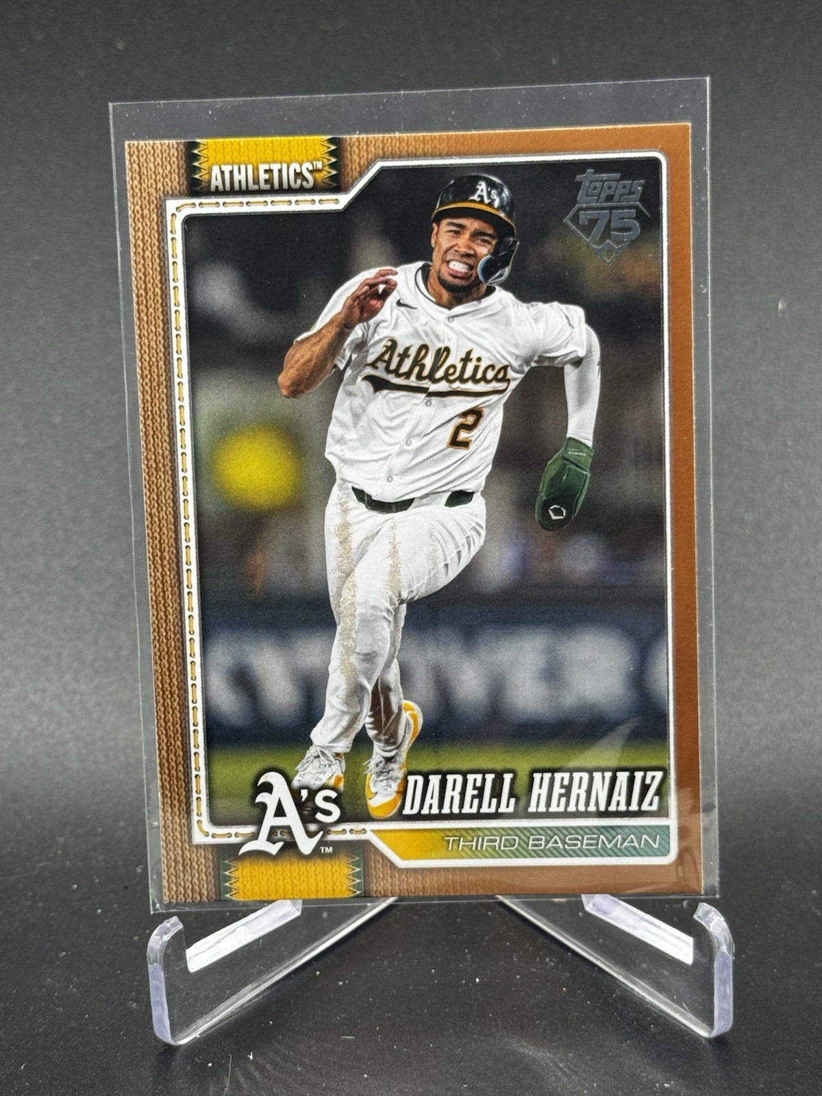 Darell Hernaiz 2026 Topps Series 2 Gold 2018/2026 #678 Athletics