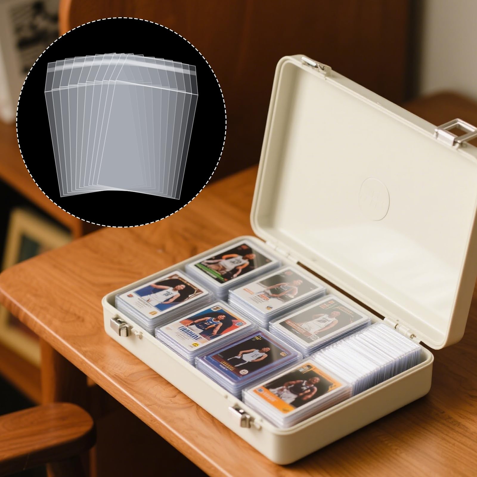 400Pcs Top Loader Sleeves Penny Sleeves for Top Loaders Resealable Team Bags …