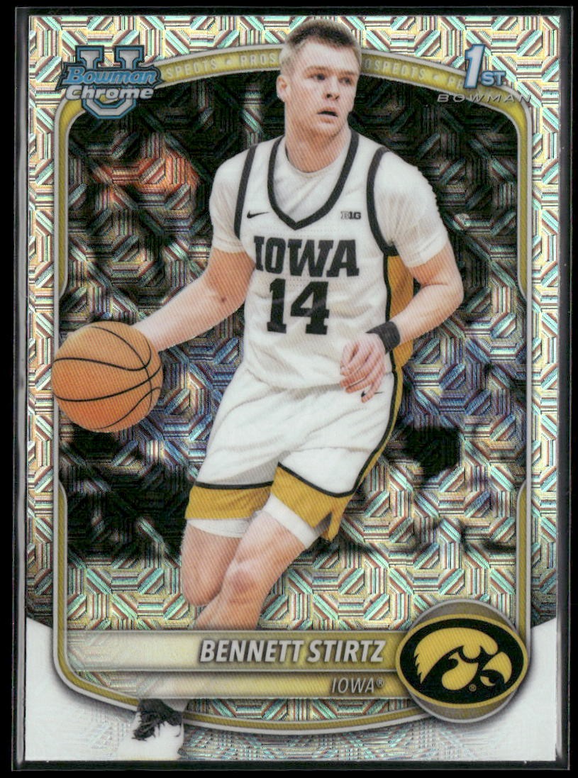 2025-26 Bowman #BCP-90 Bennett Stirtz Chrome Prospects Mojo Refractor