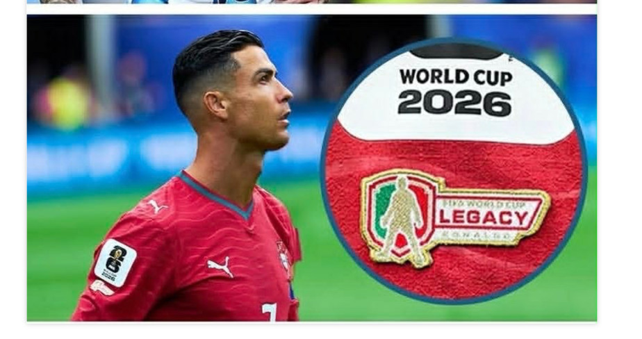 FIFA WORLD CUP 2026 LEGACY PATCH RONALDO PORTUGAL TOPPA BADGE