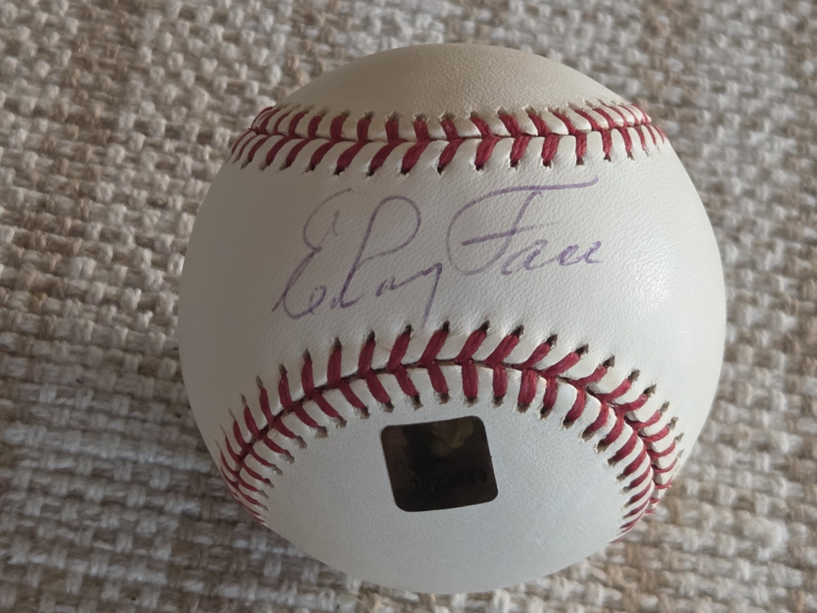 ElRoy Face Signed OML Baseball TOPPS ARCHIVES RESERVE 2001 CERT