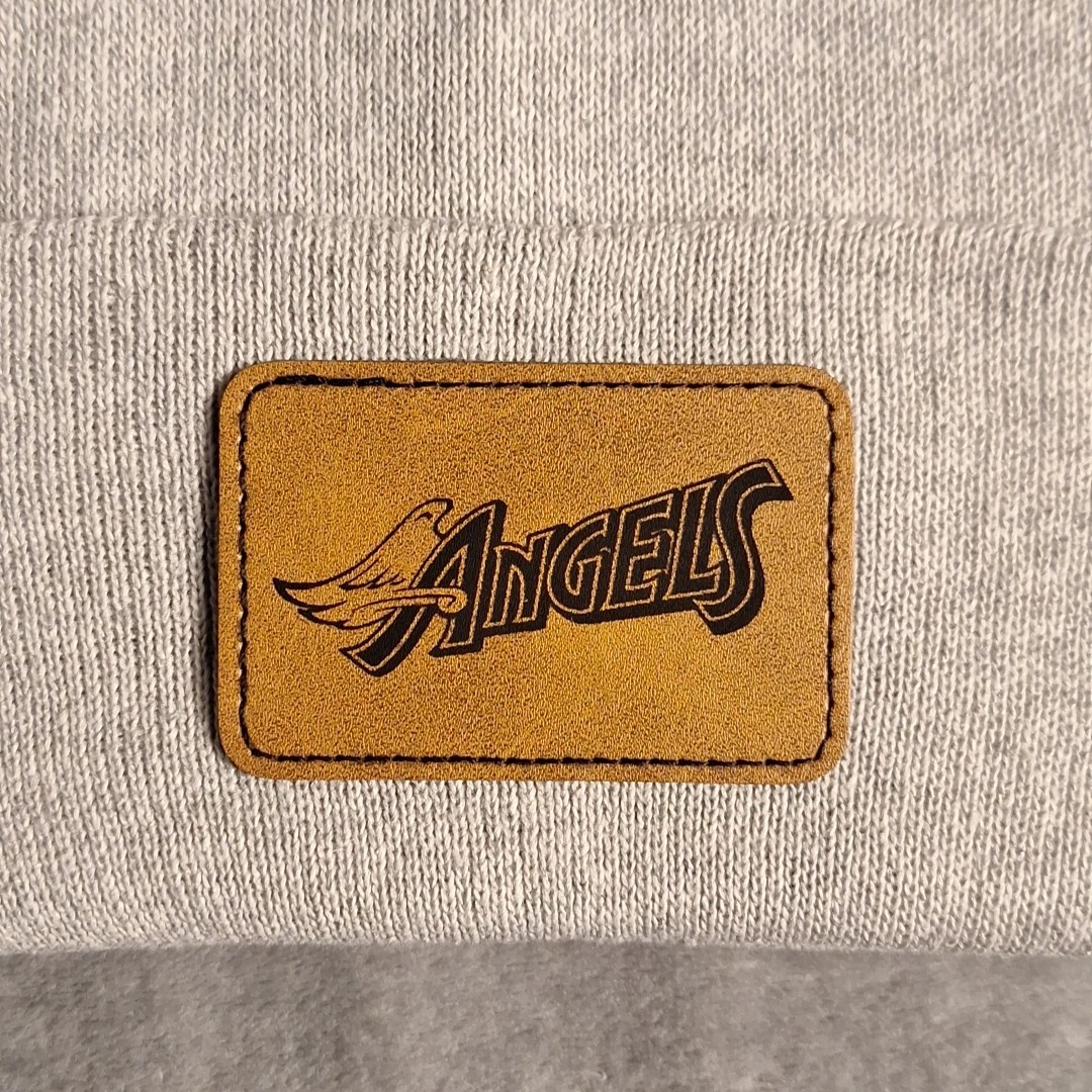 Angels Leather Rectangle Patch MLB (Patch Only)