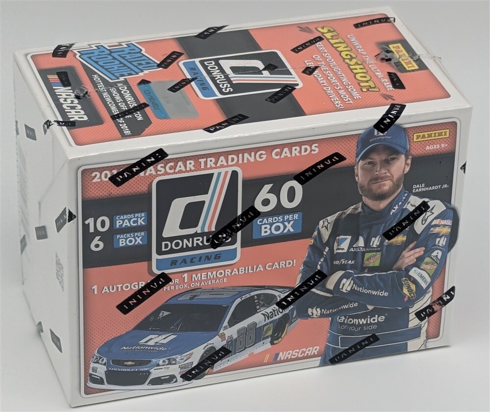 Factory Sealed Blaster Box 2018 Panini Donruss NASCAR Racing Cards