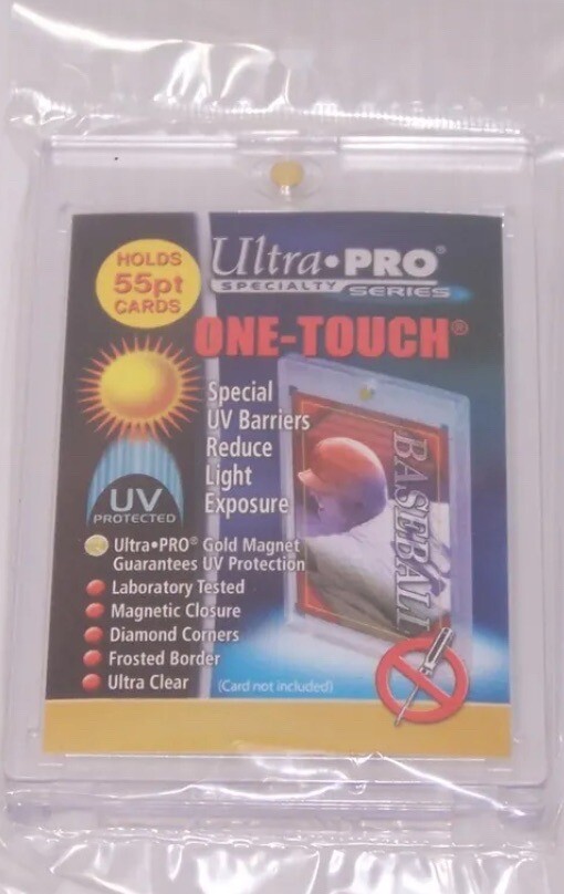 1 Ultra Pro One Touch Magnetic 55pt UV Card Holder Display Case