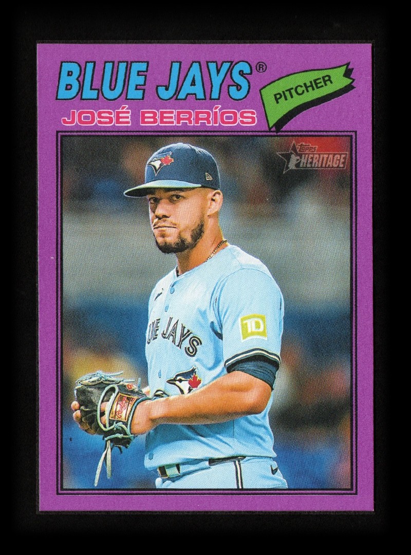 2026 Topps Heritage – José Berríos #56 Light Purple Border