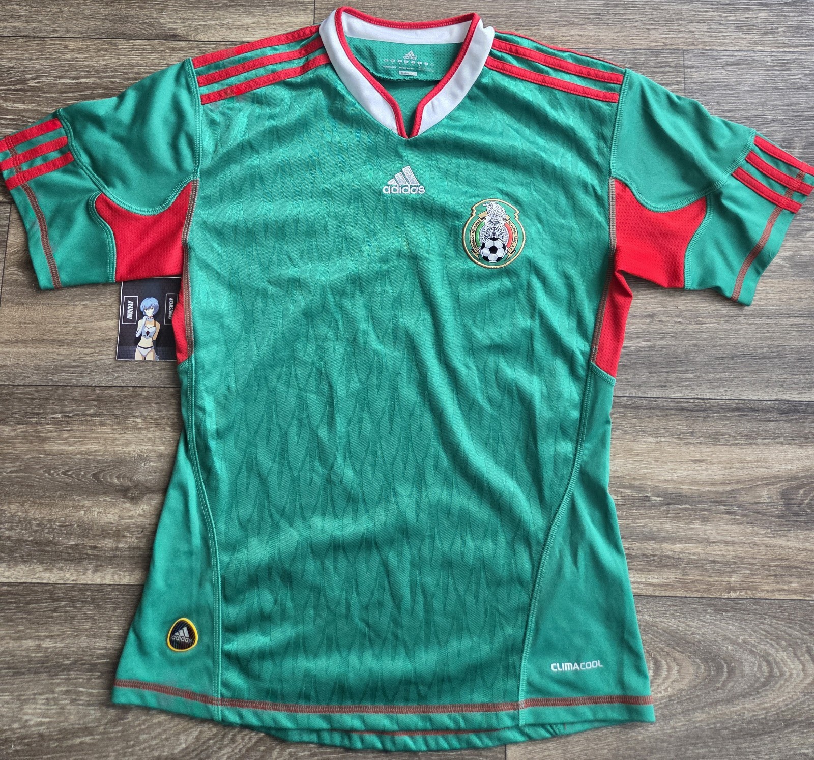 Adidas Mexico 2010 World Cup Home Futbol Soccer Jersey Womens Size Small