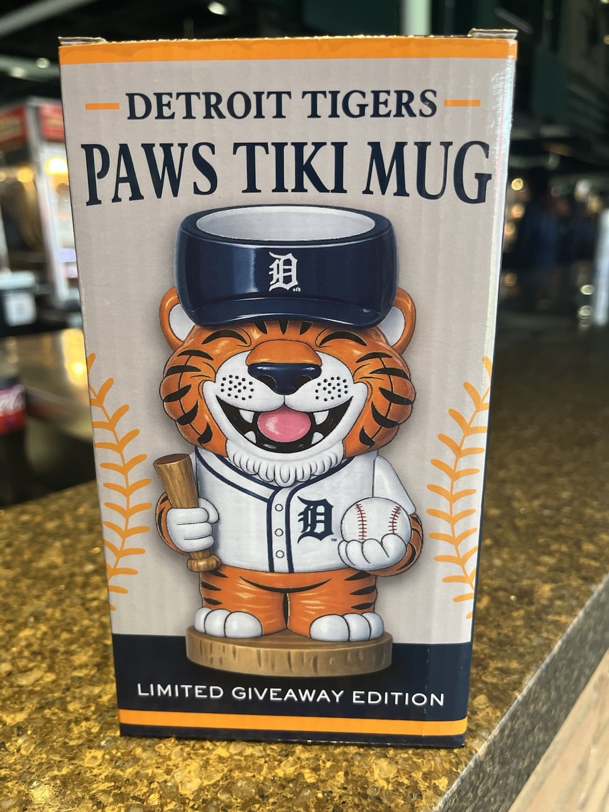 Detroit Tigers Paws Tiki Mug 2026 SGA 6/26/26