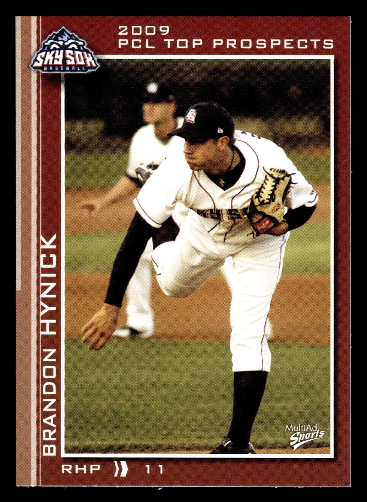 2009 MultiAd Pacific Coast League Top Prospects PCL AAA #5 Brandon Hynick