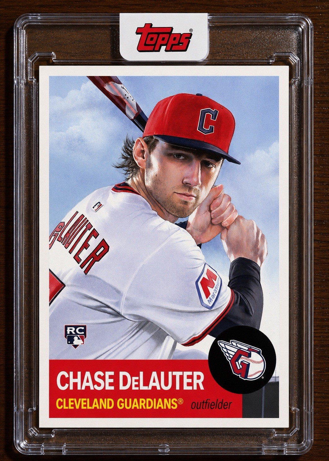 Chase DeLauter 2026 Topps Baseball MLB Living Set #931 (RC) ENCASED – Presale