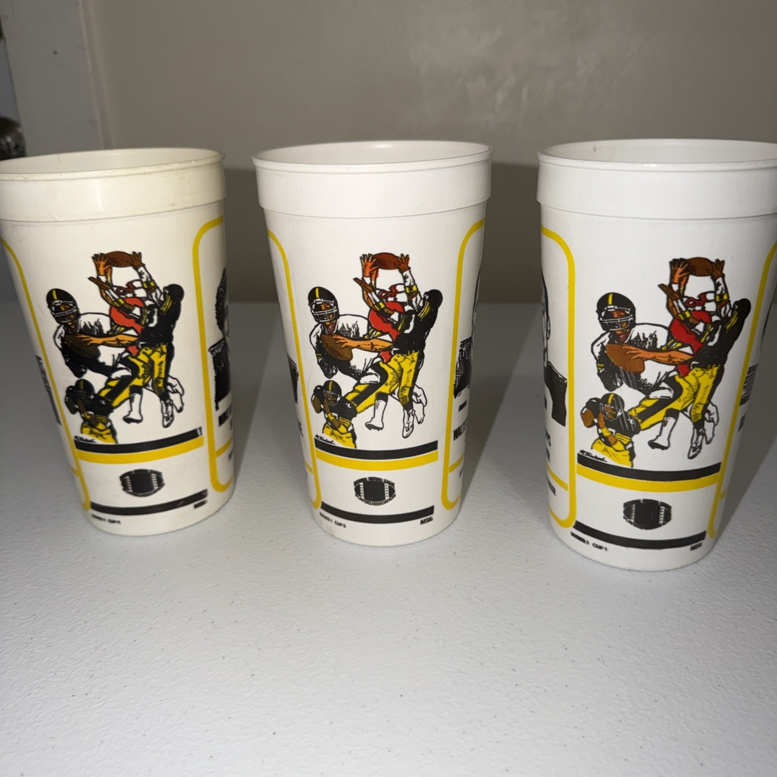 STOP-N-GO PLASTIC CUP JACK LAMBERT ++ STEELERS 1985 SERIES 3 Cup Collection Rare
