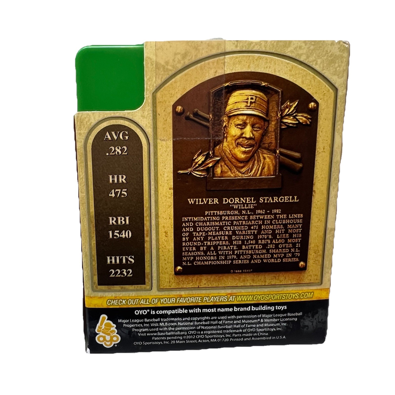 Willie Stargell Pops Mini Action Figure Hall of Fame HOF Limited Edition Rare