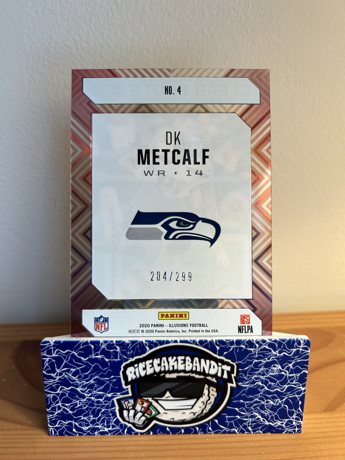 2020 Panini Illusions Clear Shots Light Blue /299 DK Metcalf #4