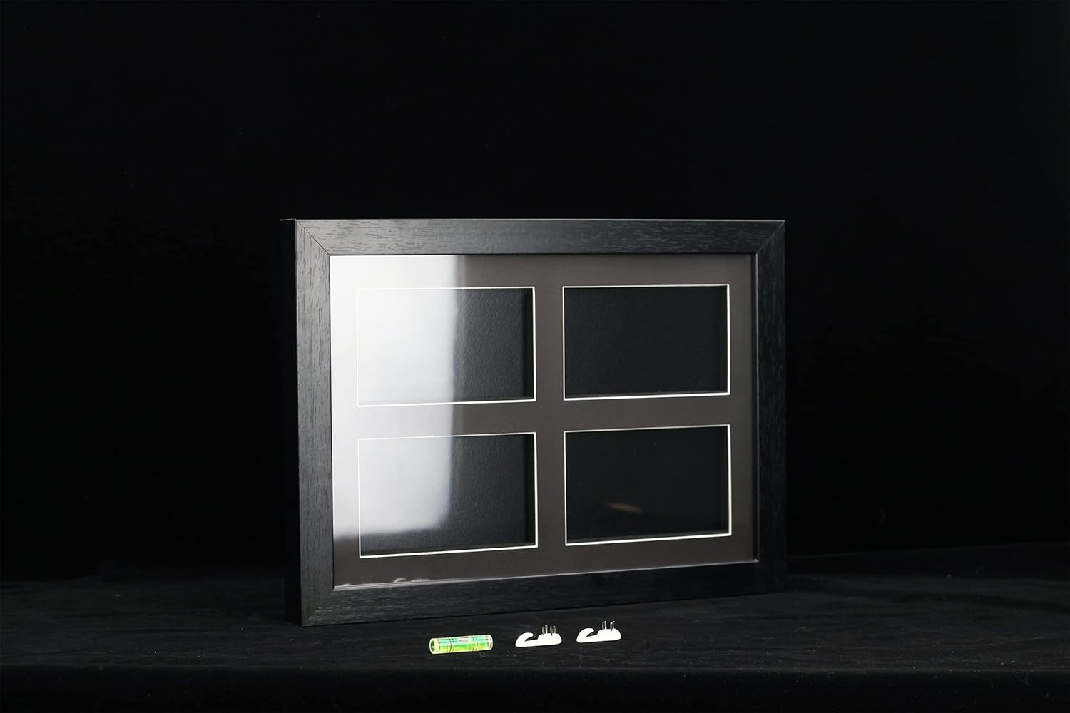 Graded Trading Card Display Case 4 PSA Slabs Sport Football Baseball Wood Frame