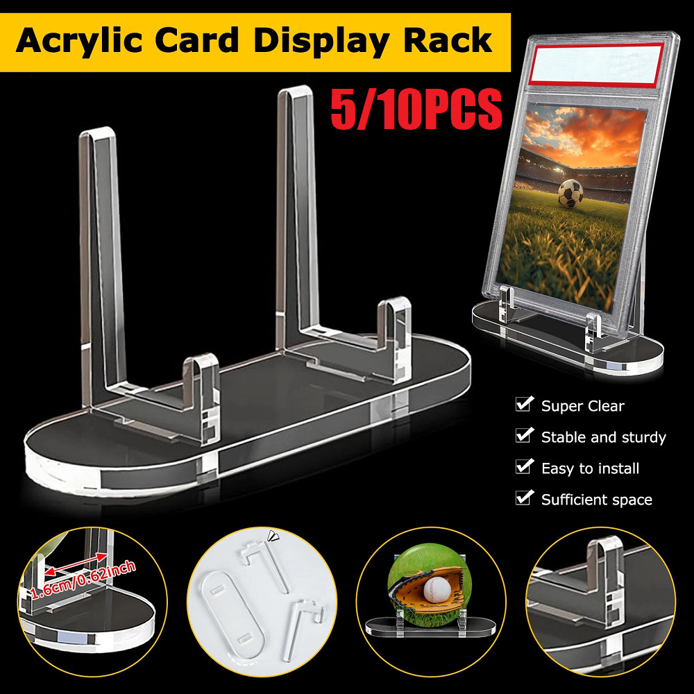5/10PCS Acrylic Trading Card Display Stand for Sports Cards , PSA Graded Card