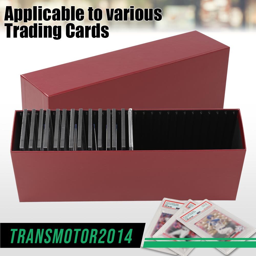 Fit For PSA Certified Slabs Storage Case MTG Pokemon Slotted Graded Card Box US