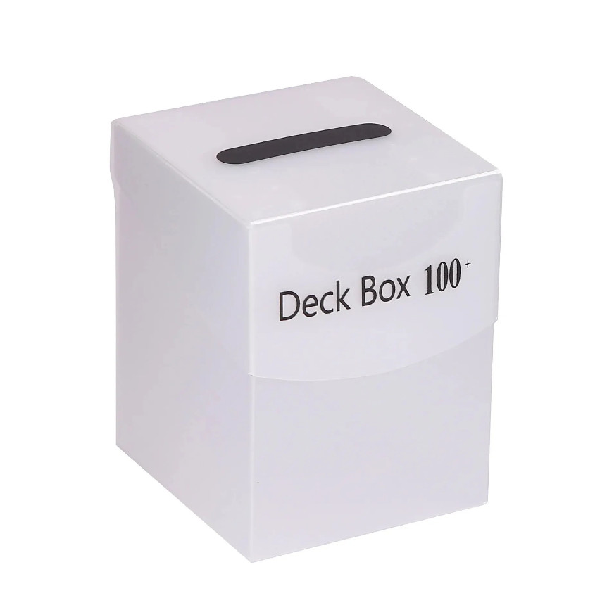 1pc Trading Card Storage Box Solid Color Card Holder Organizer Sports And Games