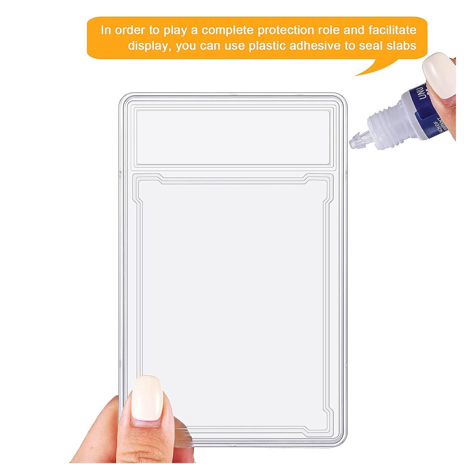 Empty Graded Card Holder PSA Style Slab for Trading Sports Cards Protector Case