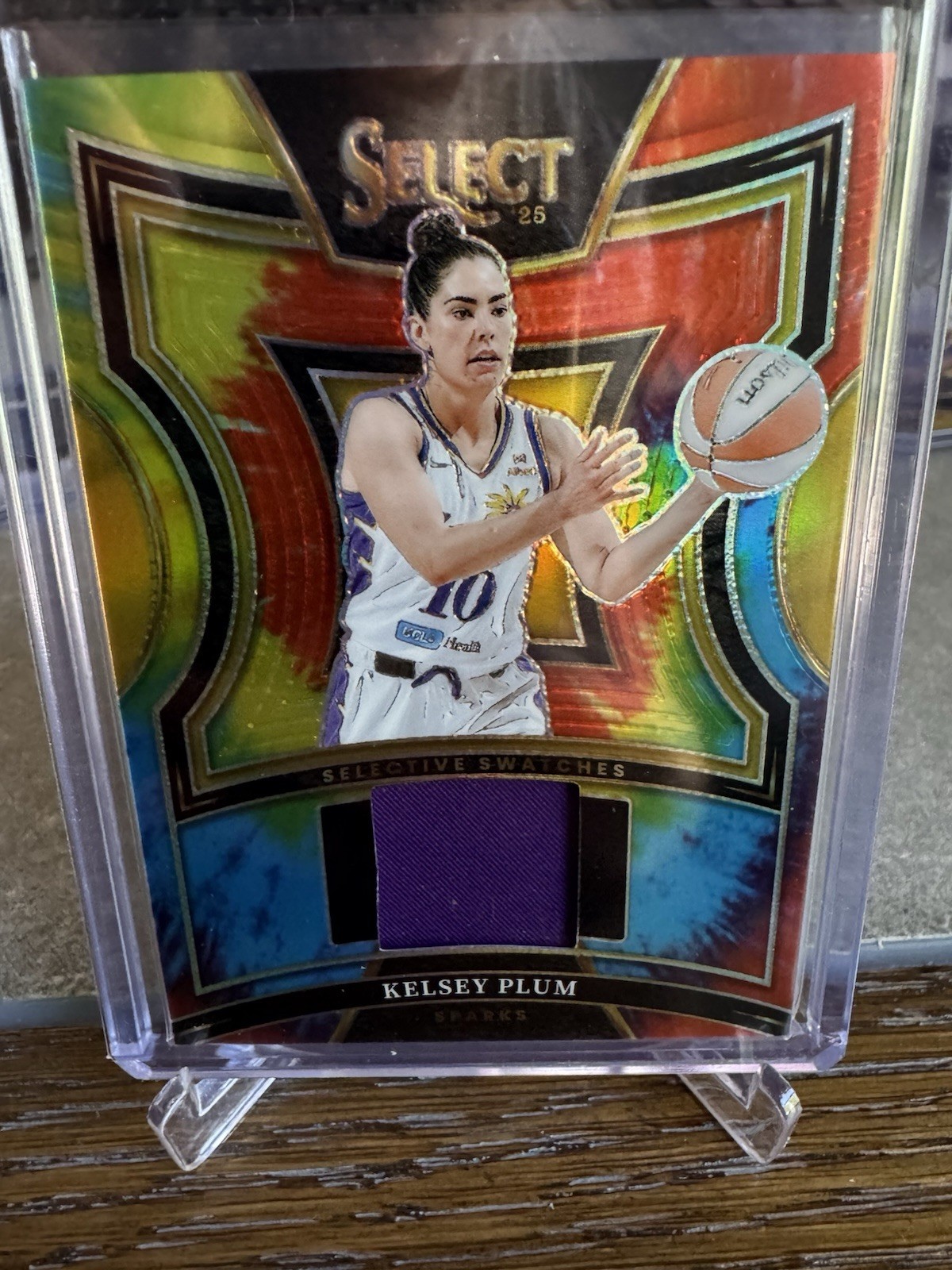 2025 WNBA Panini Select Kelsey Plum- Tie Dye Swatch/25- SW-KP