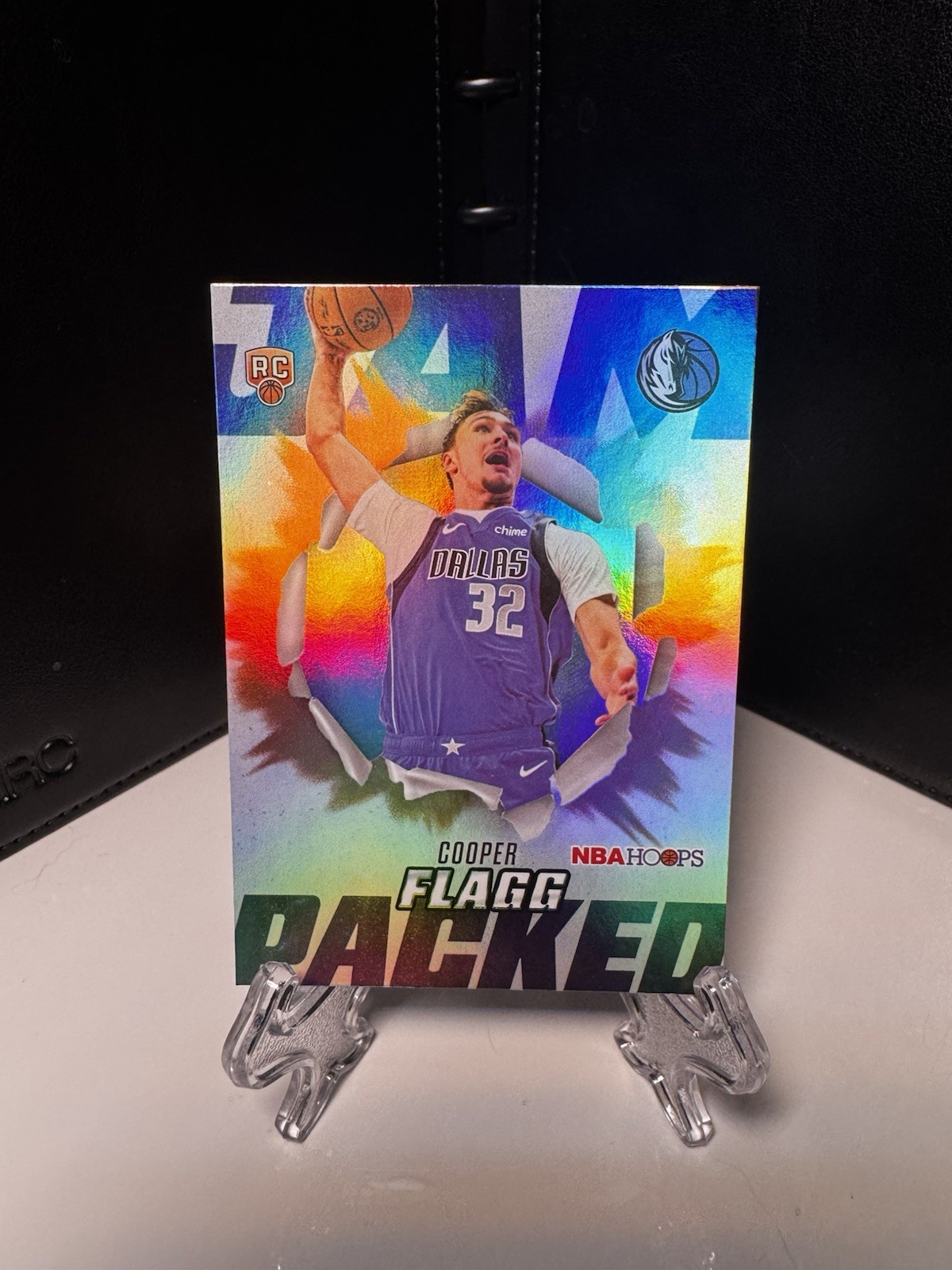 2025-26 Topps Nba HOOPS Jam Packed Cooper Flagg Rookie Card Holo Dallas #JP-11